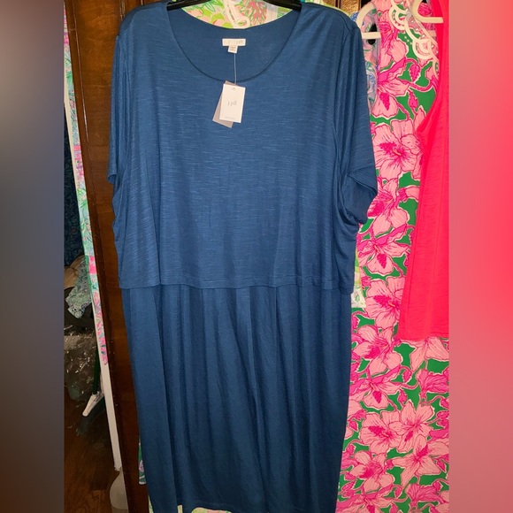 J. Jill NWT Knit Dress Seaside Size 3X - Picture 5 of 8